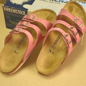 Birkenstock Florida Rosa Birko-Flor Sz 38N